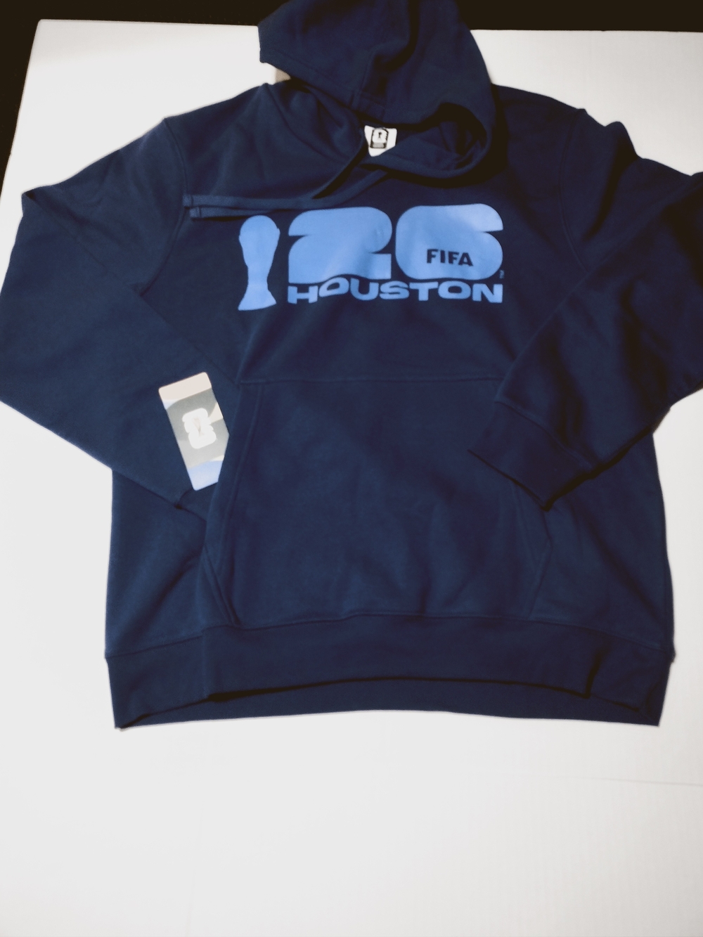 FIFA Houston Navy Blue Pullover Hoodie with Logo